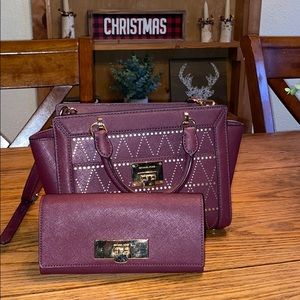 Michael Kors crossbody w/ matching wallet